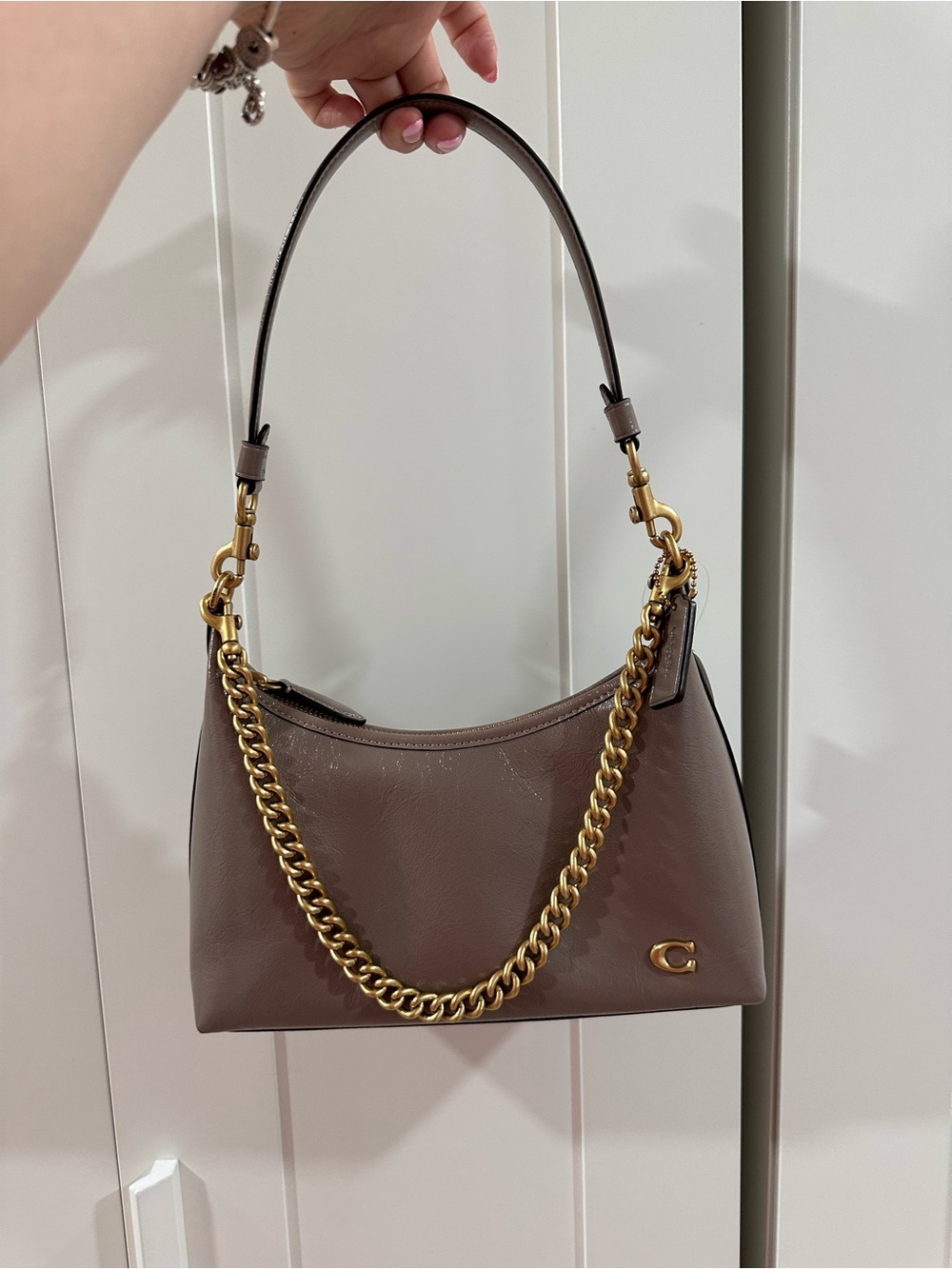 NWT Coach Juliet 25 Shoulder bag in Ash